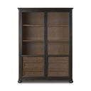 Aveline Wide Cabinet - Smoked Black