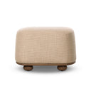 Enclave Bilbury Oval Ottoman - Saxon Sand