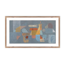 Aurelia Estas Libre by Gregory Gove - 32X185 Rustic Walnut Framed Paper