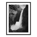 Aurelia Lower Yosemite Falls by Wesley and Emma Teague - 18X24 Black Maple