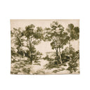 Artistic Toile Tapestry - None Toile Moss