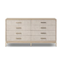 Rosenell 8 Drawer Dresser - Natural Oak Veneer