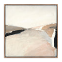 Aetheria Desert No 2 by Melanie Biehle - 40X40 Rustic Walnut Framed Canvas