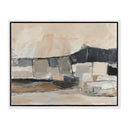 Luxe Artistry Chalet by Melanie Biehle - 32X25 White Maple Framed Canvas