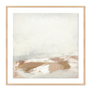 Mirage Desert No 1 by Melanie Biehle - 40X40 White Oak Framed Paper
