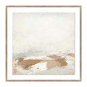 Mirage Desert No 1 by Melanie Biehle - 40X40 Rustic Walnut Framed Paper