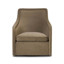 Brinley Swivel Chair - Crypton Henry Coffee