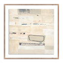 Luxe Artistry Layered Landscape I Love by Elizabeth Sheppell - 32X32 Rustic Walnut