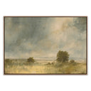 Luxe Artistry Blue Splendor by Aileen Fitzgerald - 32X225 White Oak Framed Canvas Floater