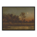 Verve Art Still Of The Night by Lina Gordievsky - 32X23 Black Maple