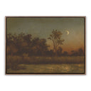 Verve Art Still Of The Night by Lina Gordievsky - 40X29 Rustic Walnut