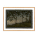 Veridian The Night Is Bright by Lina Gordievsky - 32X24 White Oak