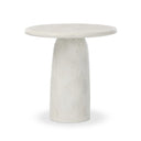 Verity Janice End Table - Textured Lunar Concrete