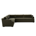 Verity Crispin 3 Piece Sectional - Surrey Olive