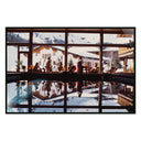 Verity by Slim Aarons - Gasthof Post Pool - 36X24 Black Maple