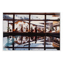 Verity by Slim Aarons - Gasthof Post Pool - 72X48 White Maple