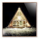 Aetherial Skaal House In Stowe by Slim Aarons - 48X48 Rustic Walnut