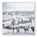 LuxeVista Skiing In Vail by Slim Aarons - 48X48 White Maple