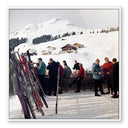 Opulent Lech Ice Bar II by Slim Aarons - 24X24 White Maple