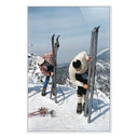 Aetherial On The Slopes Of Sugarbush by Slim Aarons - 32X48 White Maple