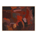 Luxe Artistry Believe In Me by Katherine Hunsaker - 24X32 Rustic Walnut