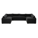 Aveline Grant 5 Piece Sectional With Arms - 152 Crypton Henry Charcoal