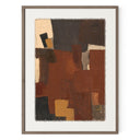 Veritas Connecting The Pieces by Amada Ane - 24X32 Rustic Walnut