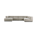 Luxe Lawndale 5 Piece Sectional - Left Chaise