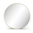 Opulent Bellvue Round Mirror - Polished Brass