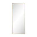 Luxe Bellvue Floor Mirror - Polished Brass