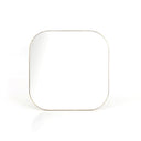 Refined Bellvue Square Mirror - Polished Brass