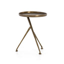 Marlowe Schmidt Accent Table - Raw Brass