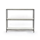 Solara Felix Small Console Table - Hammered Grey