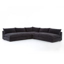 Veridian Grant 3-Piece Sectional - 112 Crypton Henry Charcoal