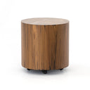 Aveline Hudson Round End Table - Natural Yukas