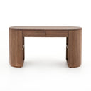 Verity Pilar Desk - Caramel Brown Veneer