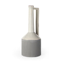 Burton 167H Large Two Tone Gray Ceramic Jug Vase - Default Title