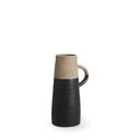 Garand Small 13H Two-Toned BlackNatural Ceramic Jug - Default Title