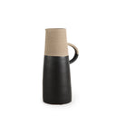 Garand Medium 15H Two-Toned BlackNatural Ceramic Jug - Default Title