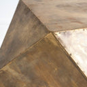 Exagoni 26 x 185 Hexagonal Brass Plated Hexagonal EndSide Table - Default Title