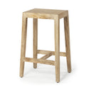 Colony 25 Seat Height Brown Wood Seat Frame Stool - Default Title
