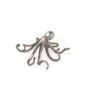 Strafford Small 10L x 9W Silver Resin Octopus - Default Title