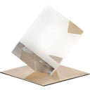 Lareina I Small 4L x 4W Clear Glass Cube - Default Title