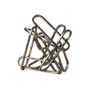 Henderson II 10L x 12W Gold Metal Paperclip Object - Default Title