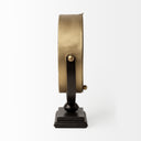 Houston Gold Metal Half Moon Base Table Clock - Default Title