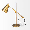 Fragon I 26H Gold-Tone Metal Adjustable Cone Shade Table Lamp - Default Title