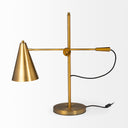 Fragon I 26H Gold-Tone Metal Adjustable Cone Shade Table Lamp - Default Title