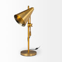 Fragon I 26H Gold-Tone Metal Adjustable Cone Shade Table Lamp - Default Title