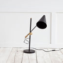 Fragon II26H BlackGold Metal Adjustable Cone Shade Table Lamp - Default Title