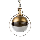 Leighton I 15x20 Gold Toned Metal Spherical Pendant Light - Default Title